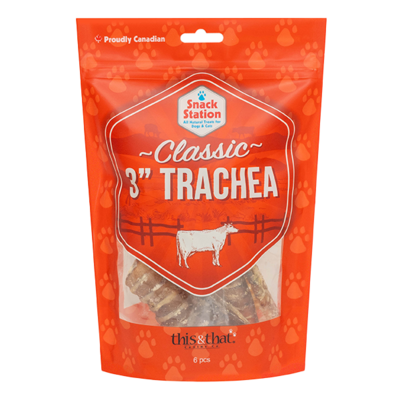 This & That Beef Trachea 3" 6Pc