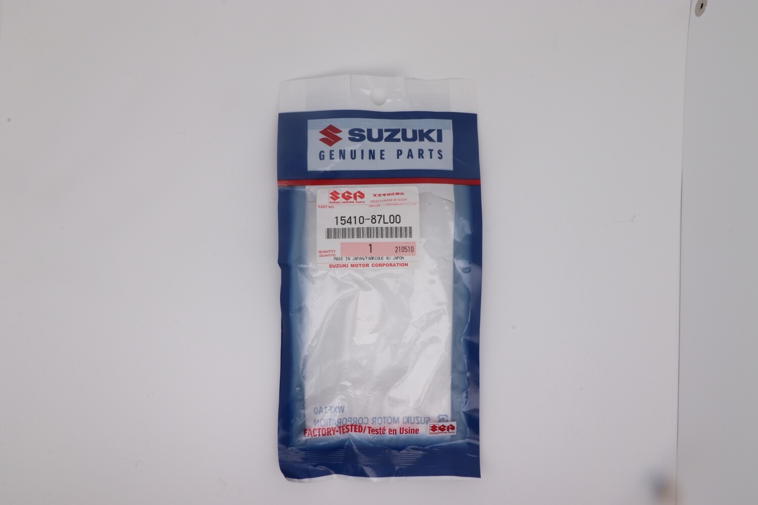 FILTRO COMBUSTIBLE SUZUKI 15410-87L00-000 PARA MOTORES DF9,9A (2012-2022) / DF15A (2012-2022) Y DF20A (2007-2022)/ DF25A (2015-2022) / DF30A (2015-2022)/ DF70A / DF80A /DF90A (2009-2022)