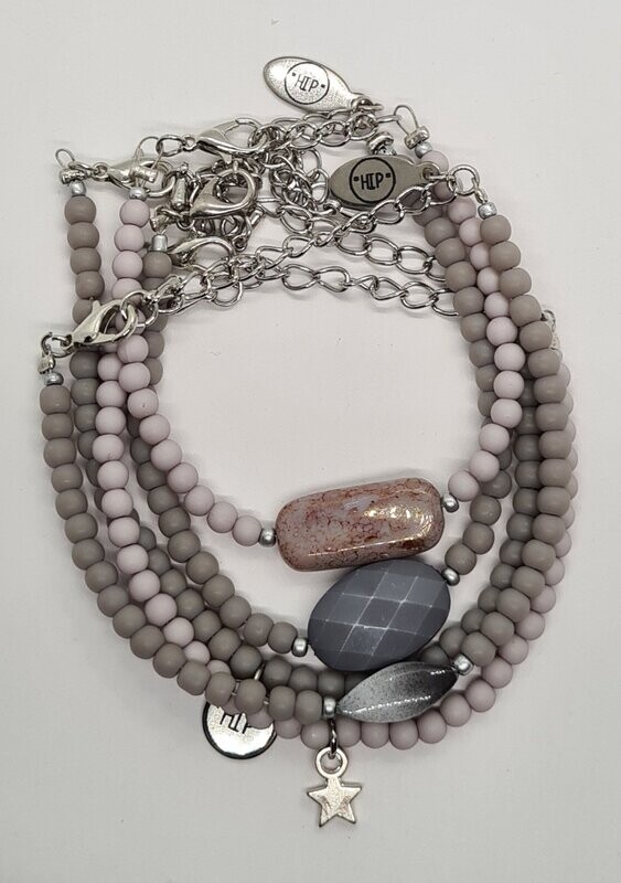 HIP-  set Natural Silver