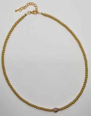 HIP-Necklace-Ocher Stone