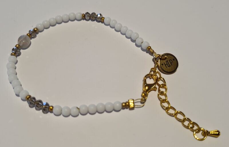 HIP- Gorgeous- sparkle  White