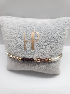 HIP- Bracelet -Pearl-Brown