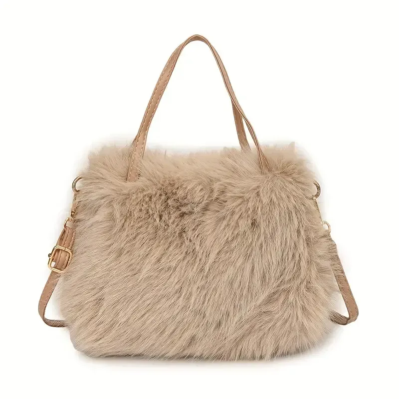 Tas-Fluffy Beige