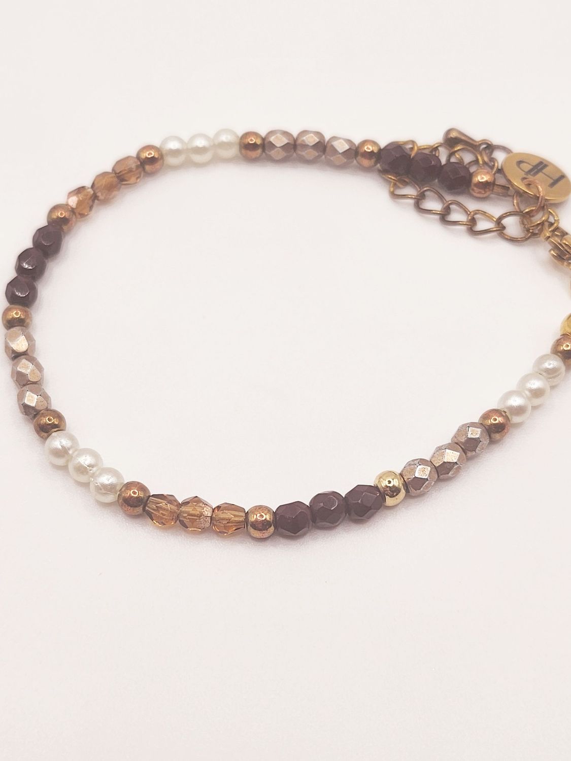 HIP- Bracelet -Pearl-Brown