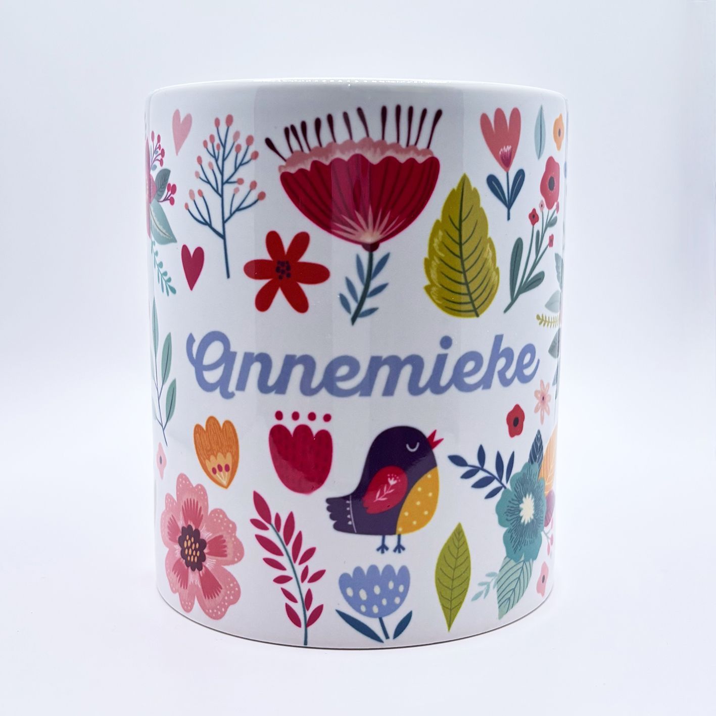 Folk Art mok met naam