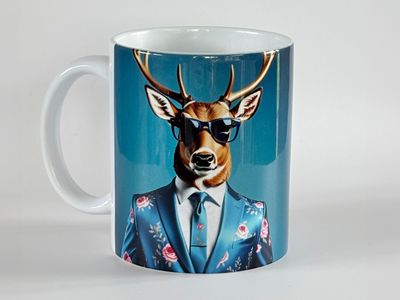 Rendier kerstmok man