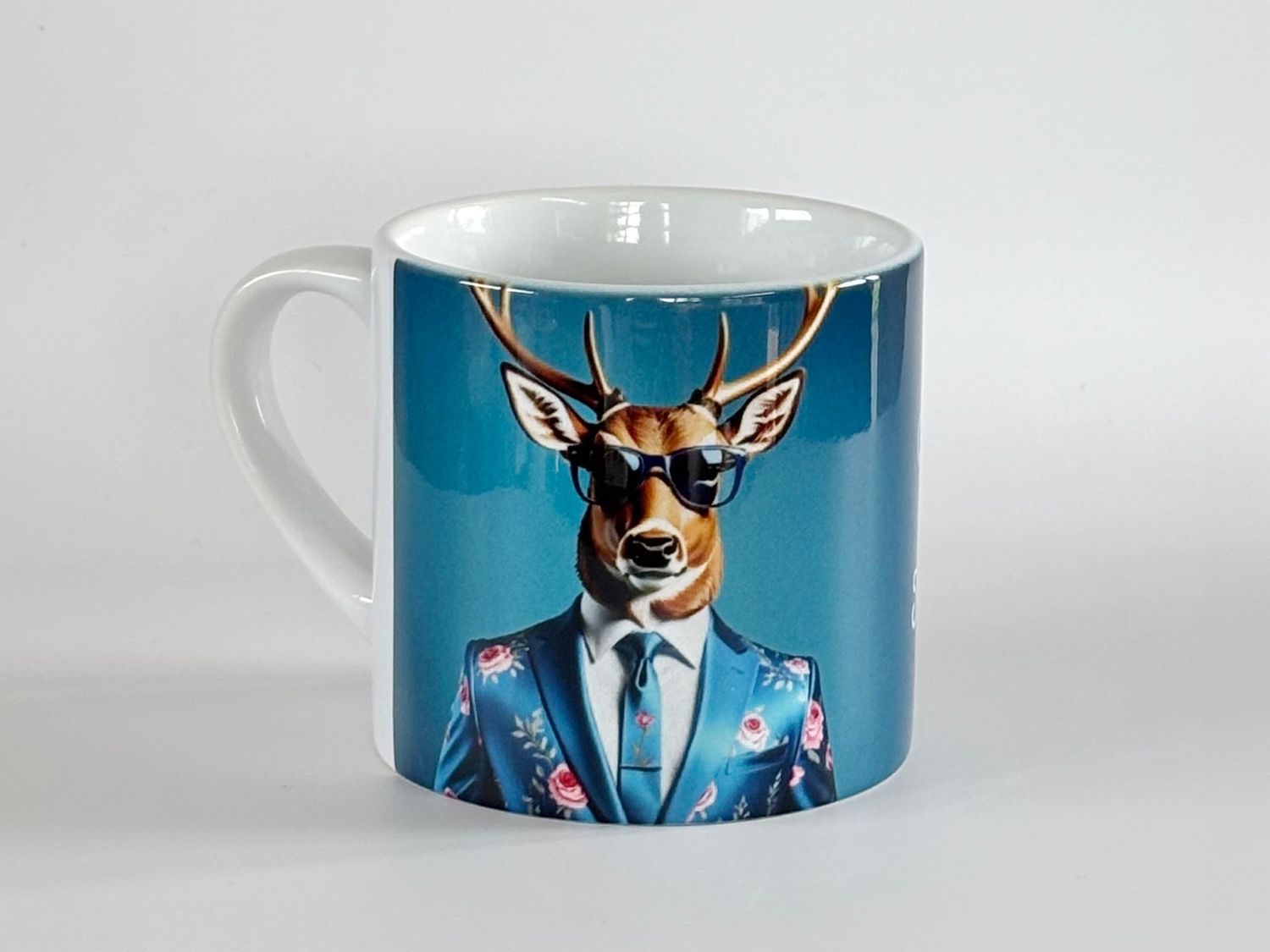 Rendier kerstkopje man