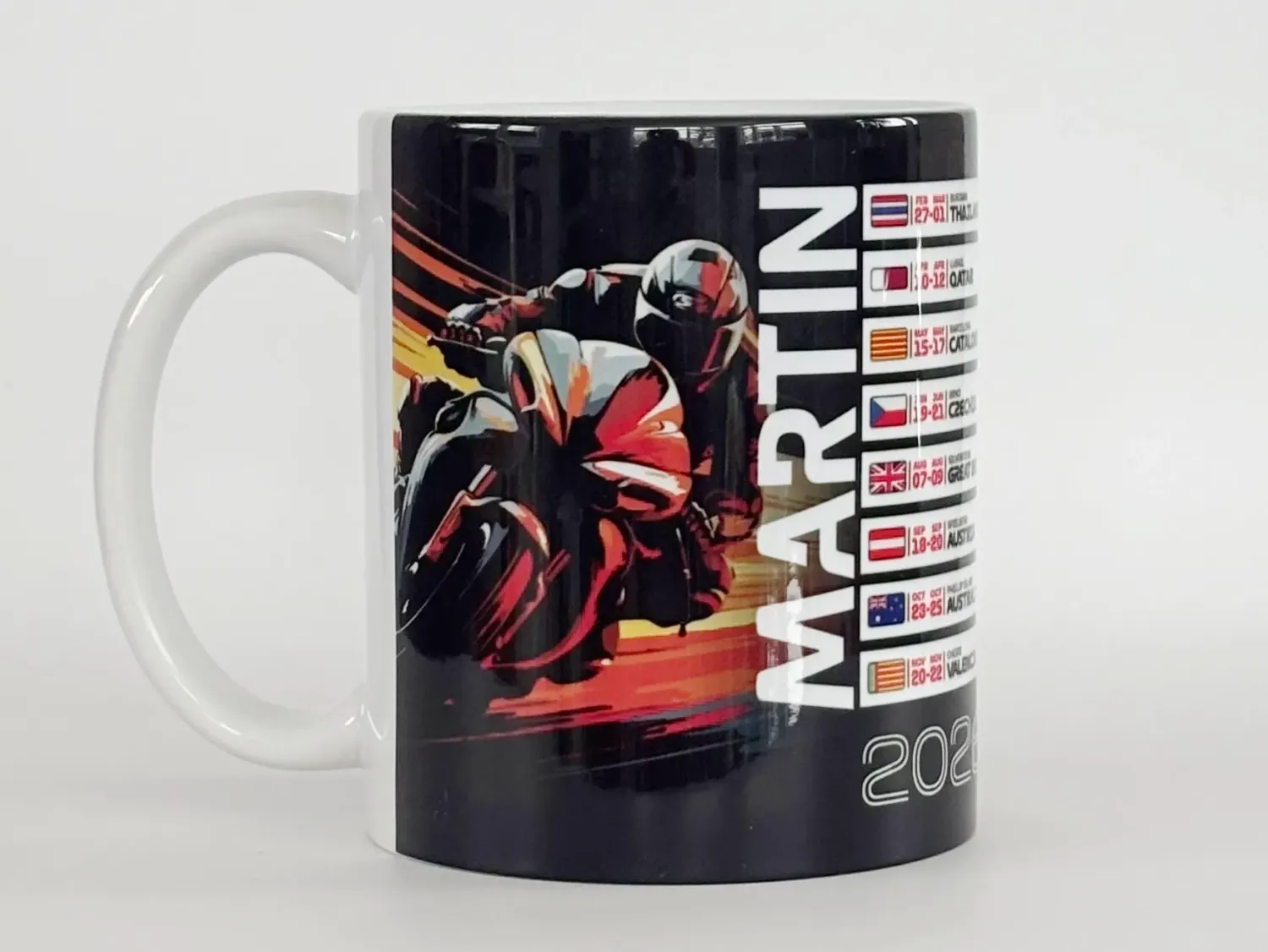 MotoGP mok met racekalender 2026 gepersonaliseerd voor - EchtMiek
