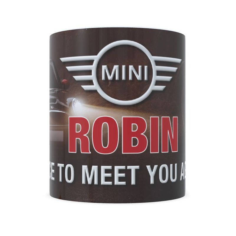 Gepersonaliseerde MINI mok in iconische MINI-stijl-Echtmiek