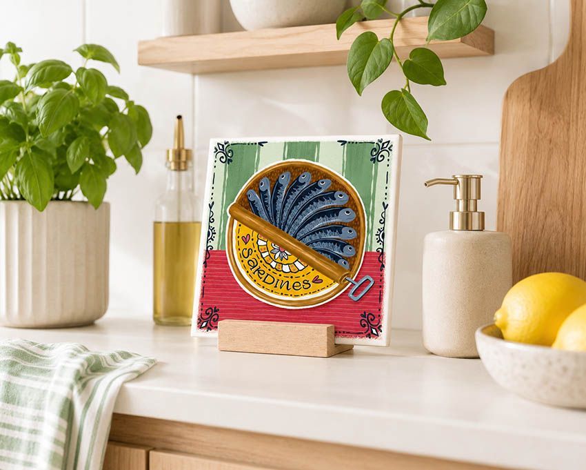 Tegel Sardines - Blik Rond