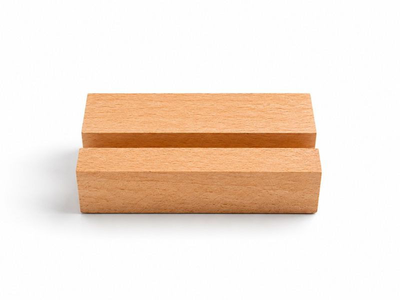 Beukenhouten tegelhouder voor 15 x 15 cm tegels Beukenhouten tegelhouder voor keramische tegel van 15 x 15 cm | EchtMiek
