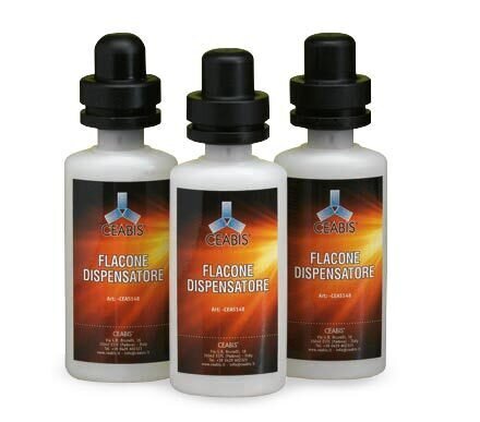 Dispenser bottle for acid with brush
