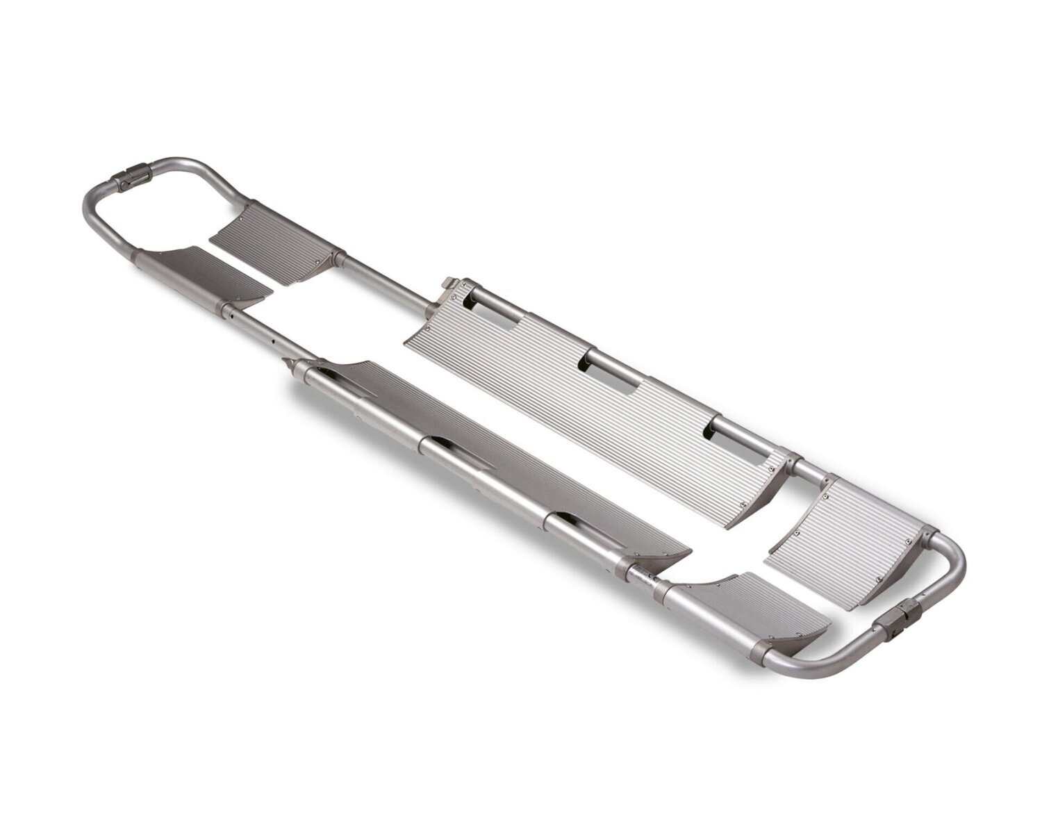 Anodized aluminium scoop stretcher