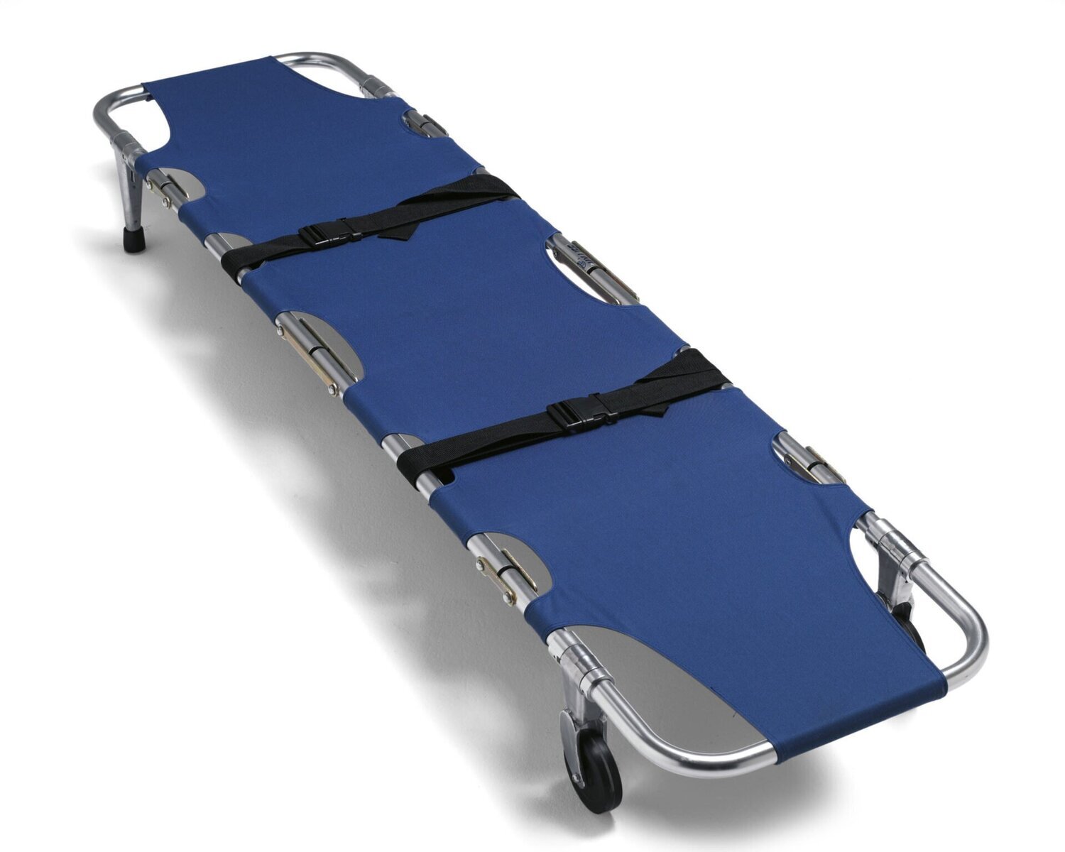 Four parts foldable recovery stretcher