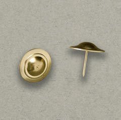 Steel plate fixing "Cleric cap" polish brass finishing