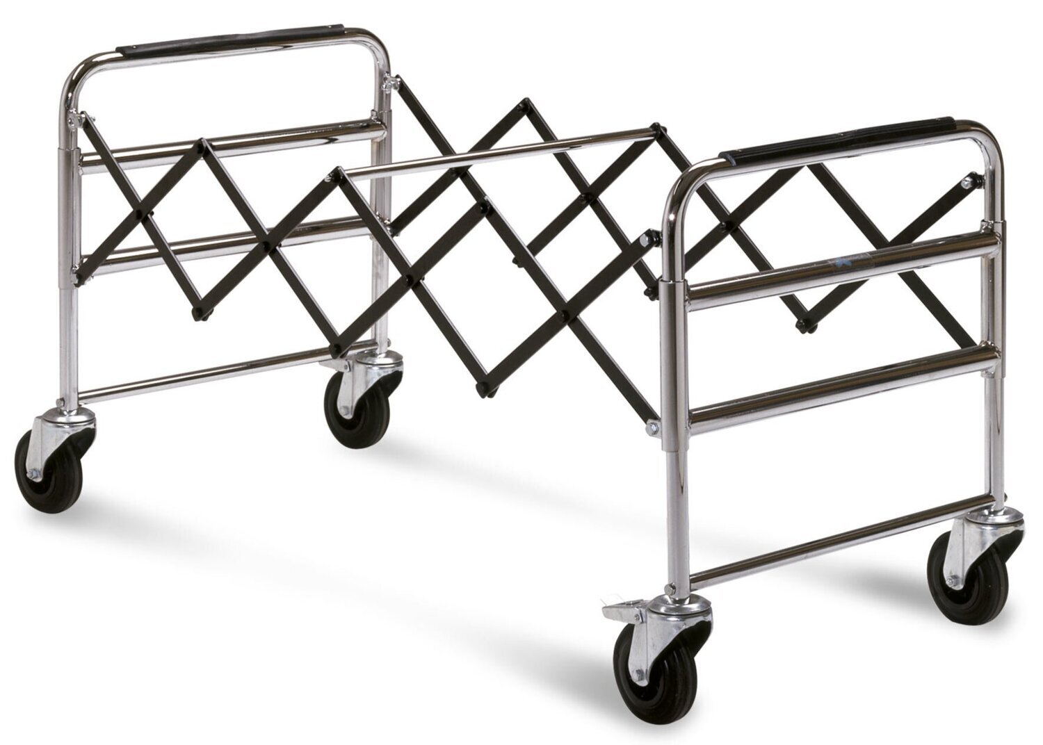 Coffin trolley extendible on one side