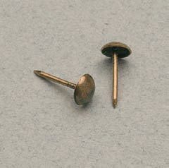 Steel plate fixing nail vintage brass finishing