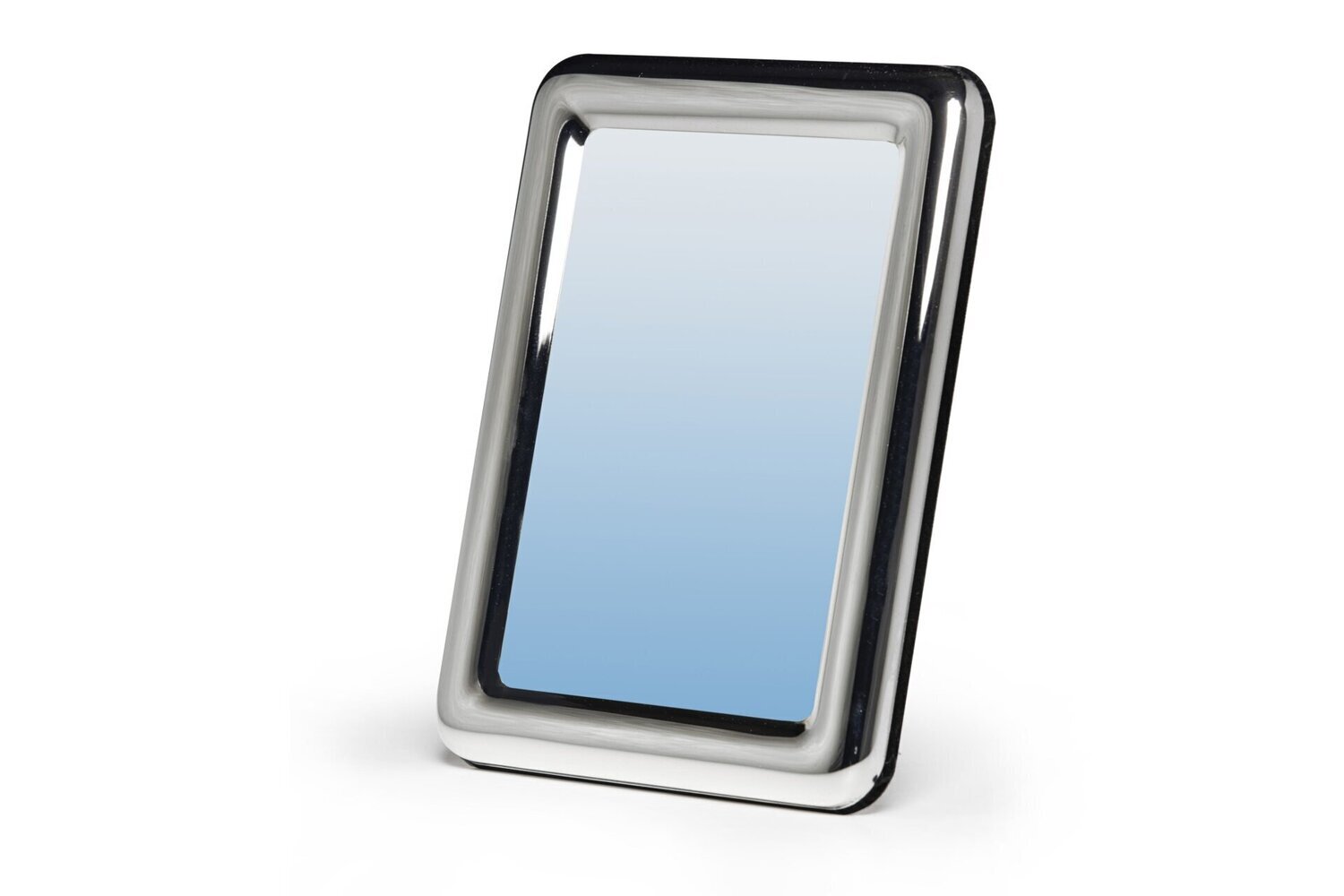 Polished silver plated frame
