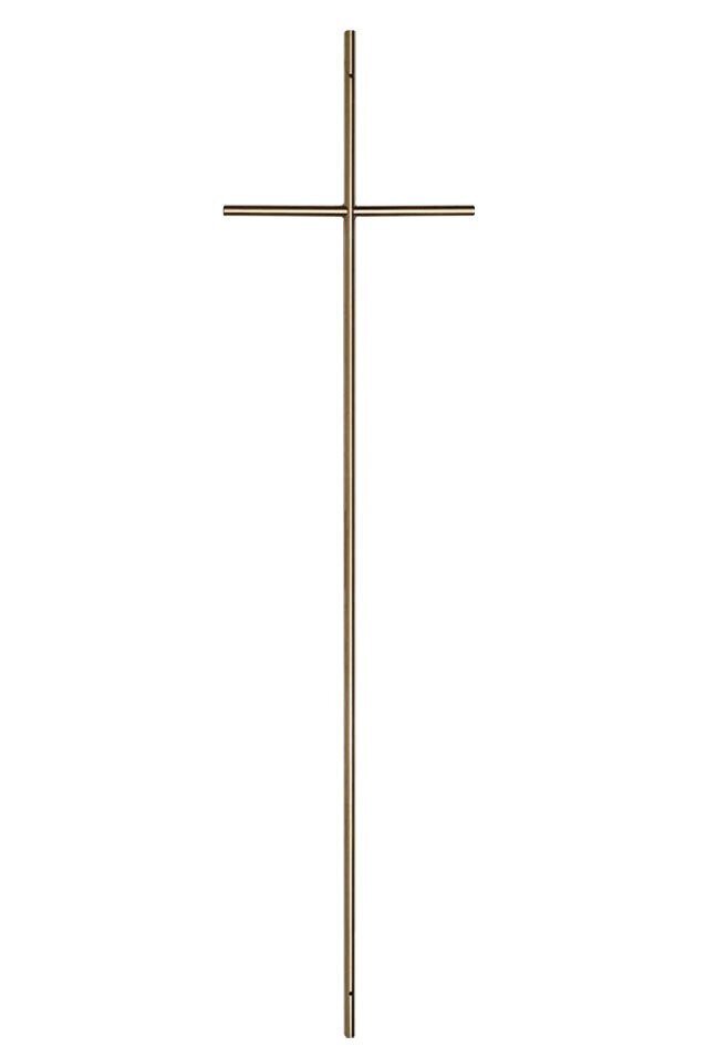 Cross for coffin in steel series 451 polish brass finishing