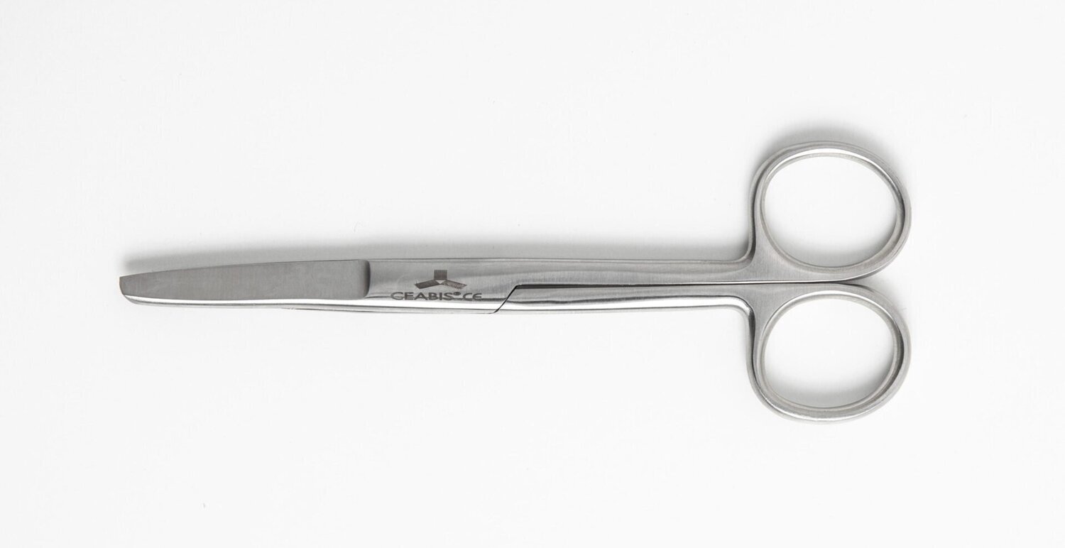 Straight/round point scissors