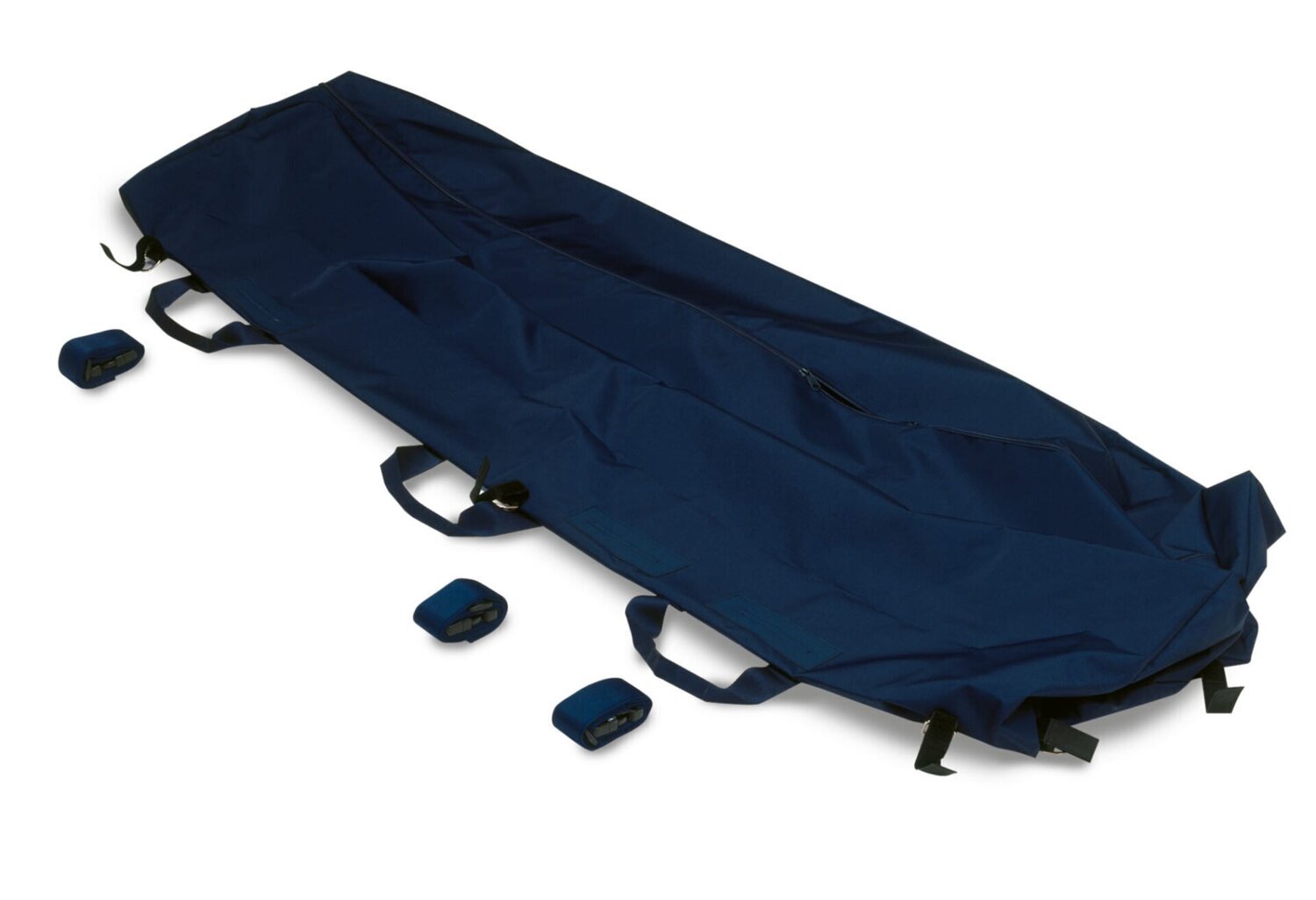 Body recovery bag for stretcher