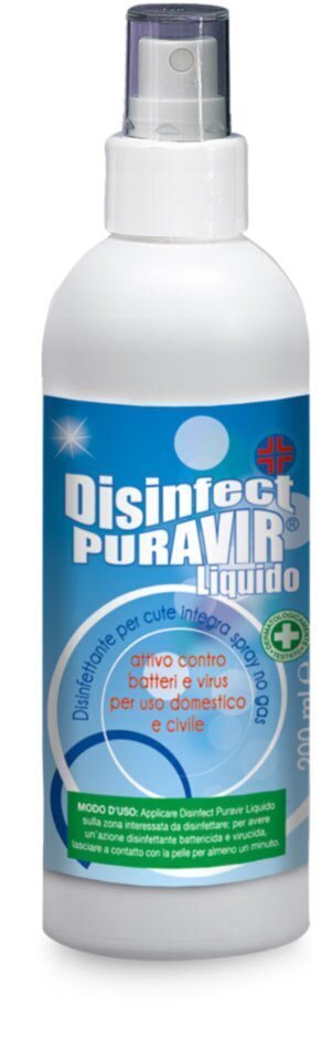 Disinfectant spray for external use
