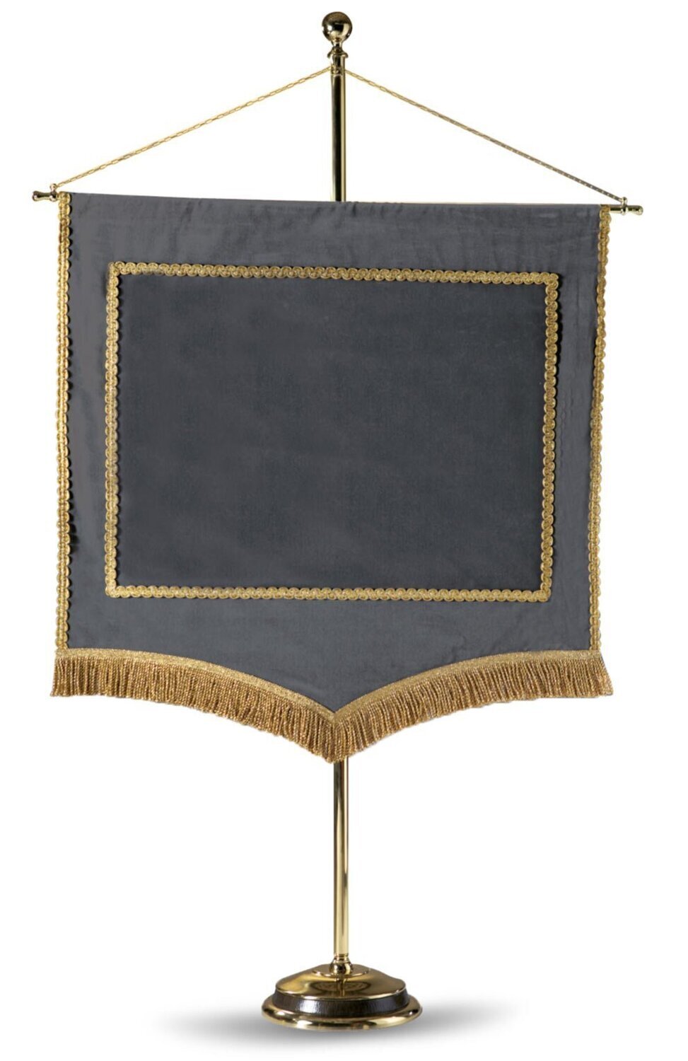 Grey velvet stendard for poster 50x70
