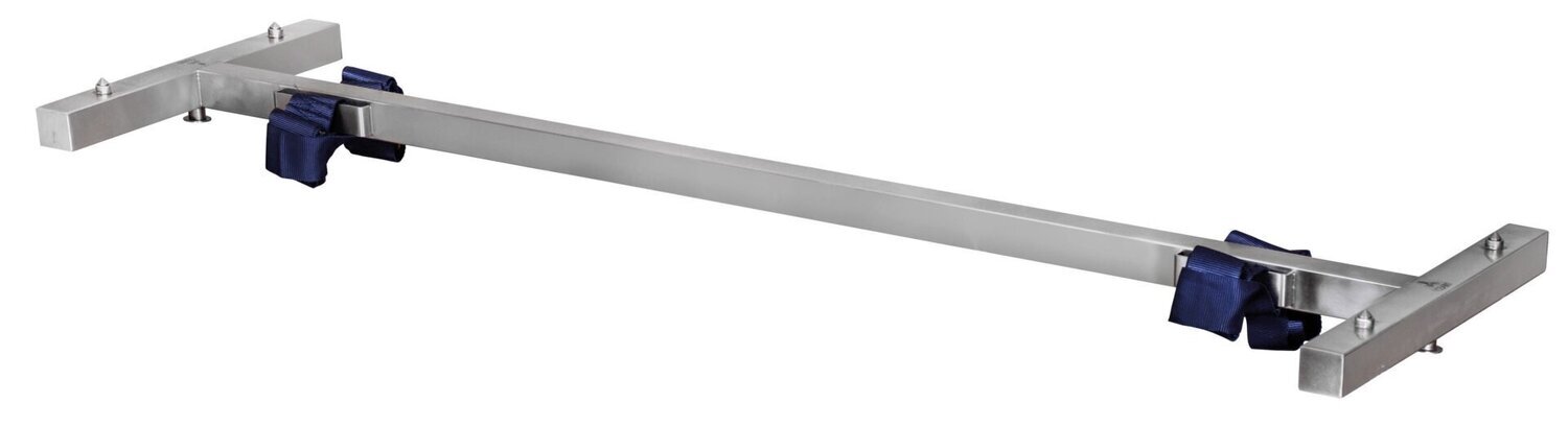Frame for coffin on self-loading trolley