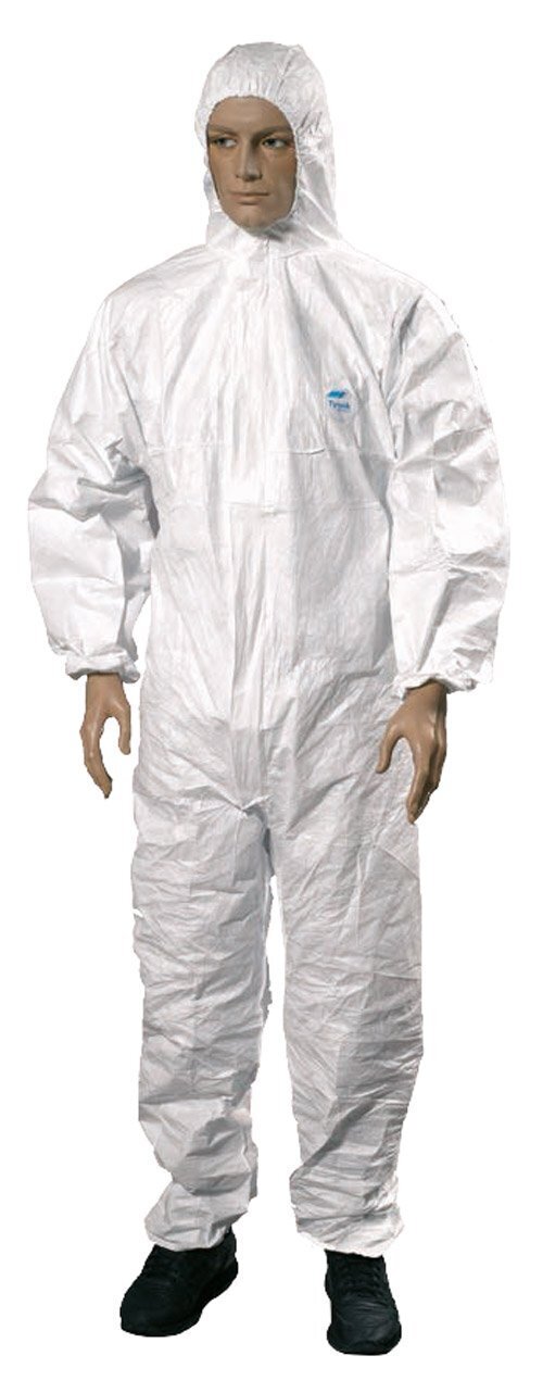 Tyvek overall, Sizes: Tyvek overall size M