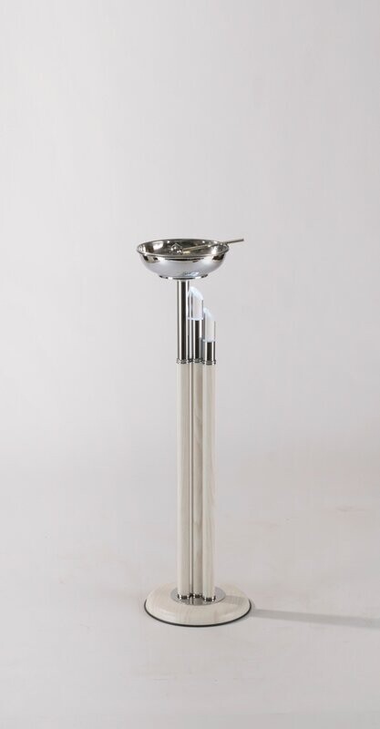 Stoup/card pedestal with aspersorium Ginestra model