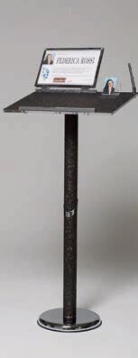Lectern pedestal Ninfa Dark model