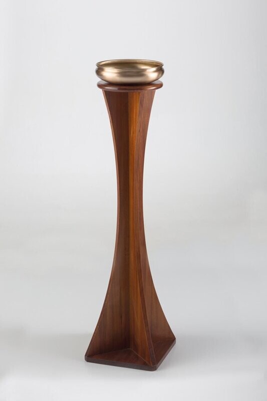 Stoup pedestal with aspersorium Canada model