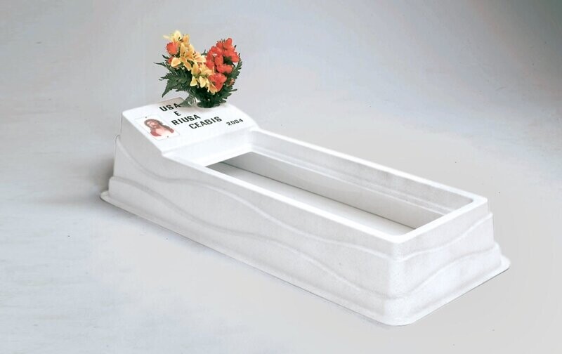 Temporary complete tomb in re-usable ABS 157 cm