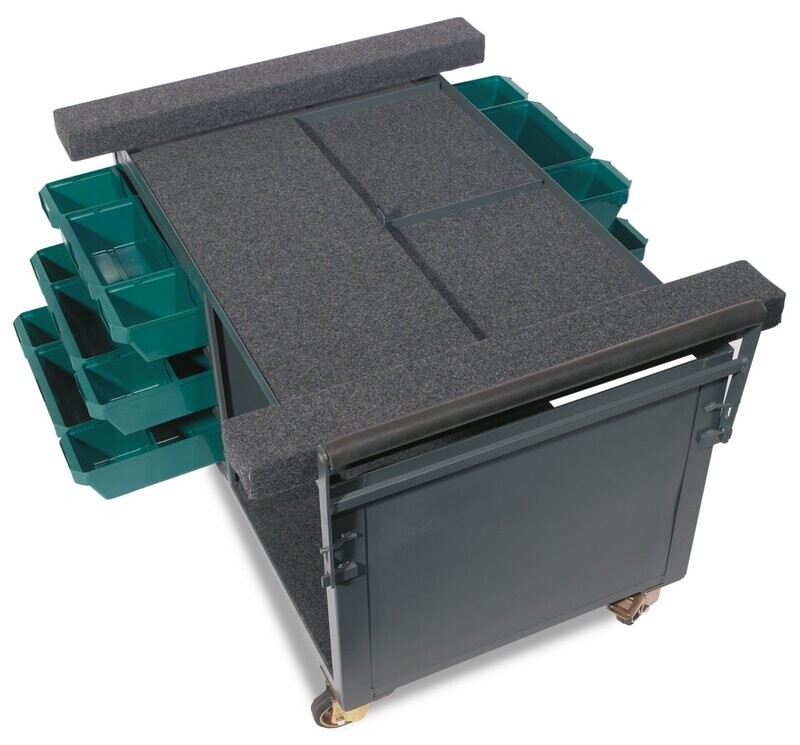Coffin preparing trolley