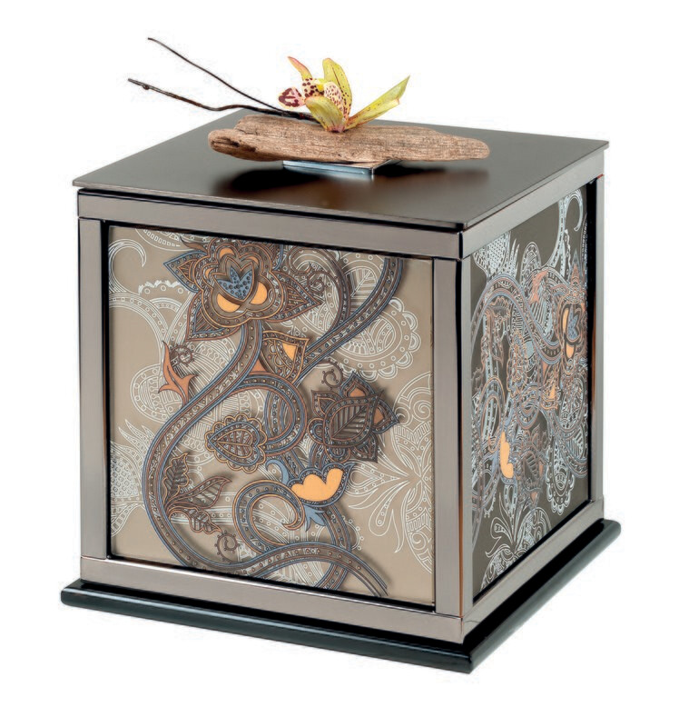 Butterfly cinerary urn