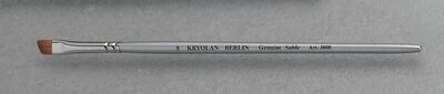 Oblique point make-up brush