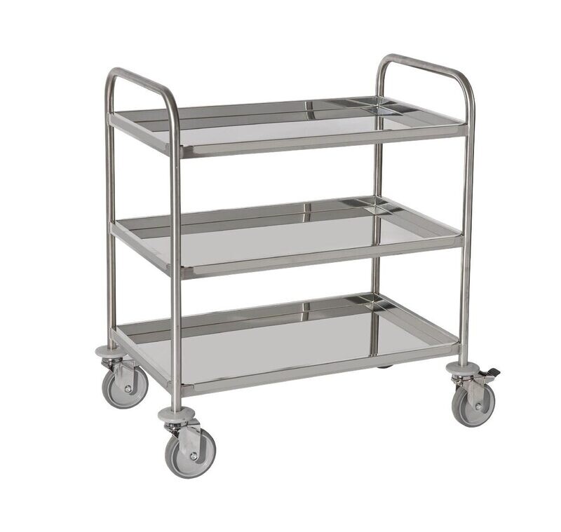 Service trolley with 3 Shelves