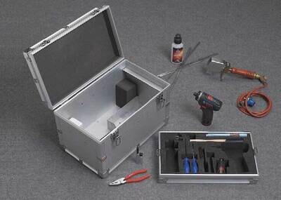Case for rechargeable bottle with welder -CEAS515 with screwdriver