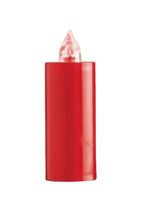 Red electronic candle
