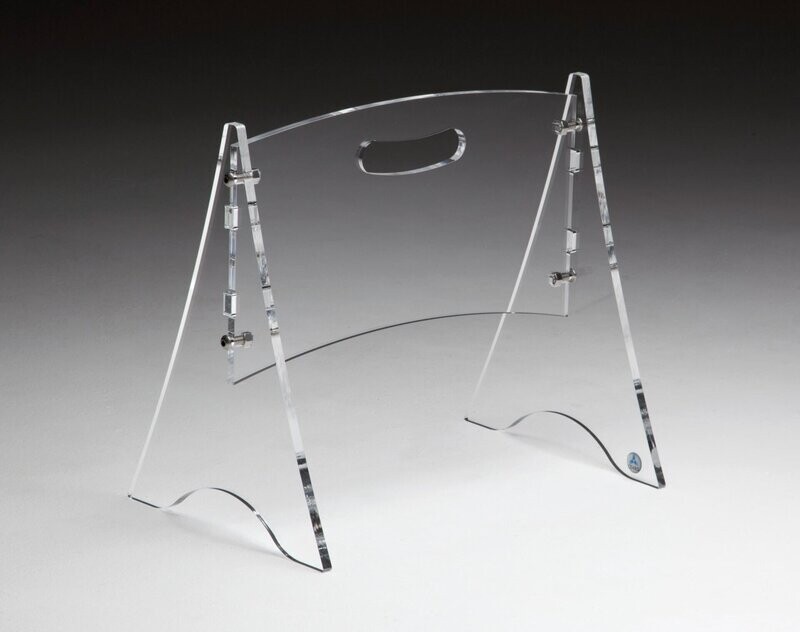 Plexiglass stand for coffin exhibition