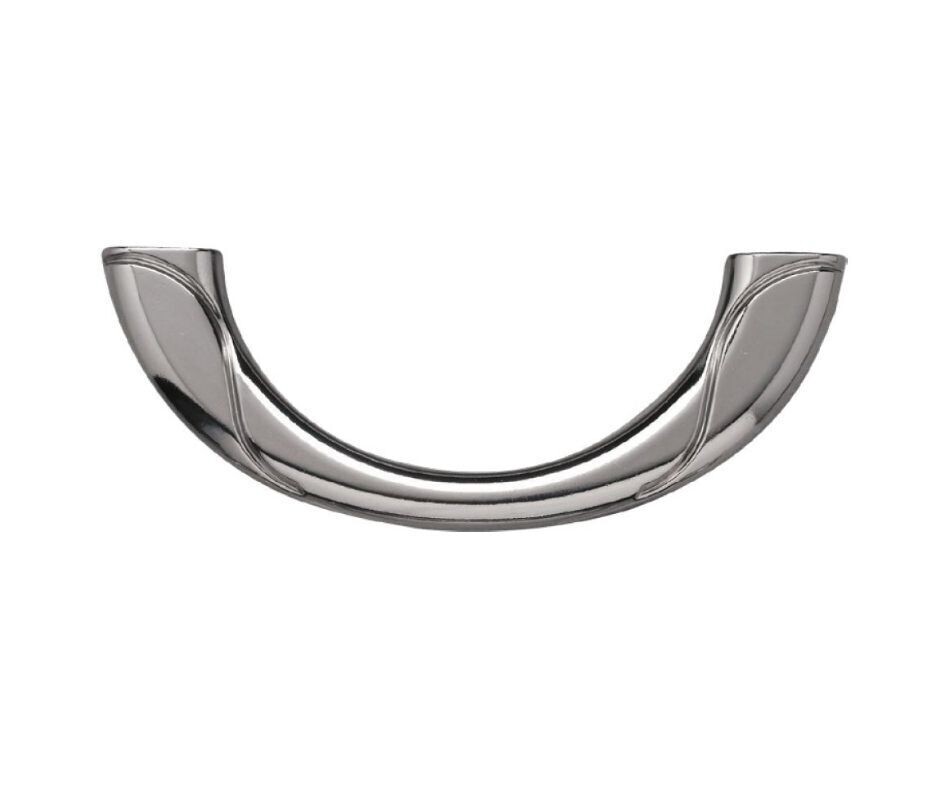 Naxos zamak semi lunar alloy handle nickel finishing