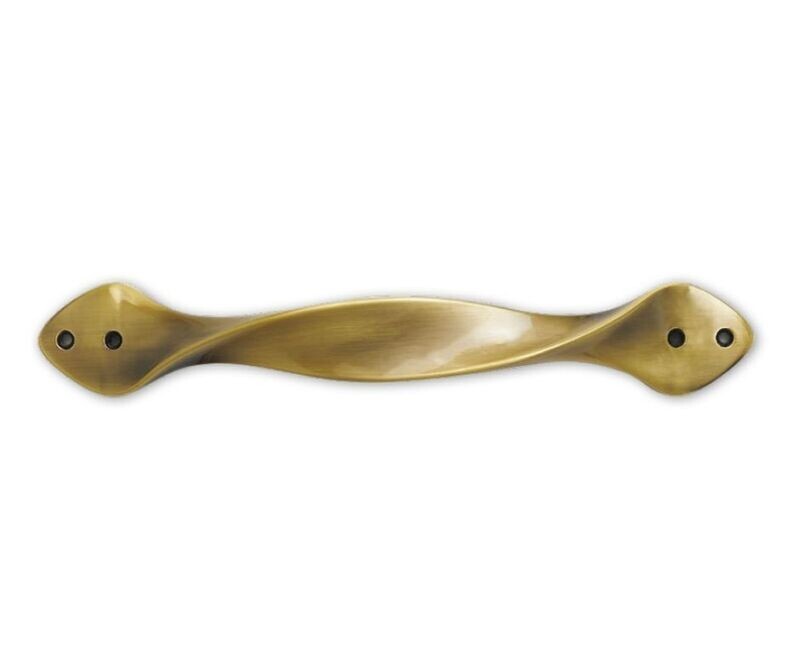 Delo zamak bridge alloy handle vintage brass finishing