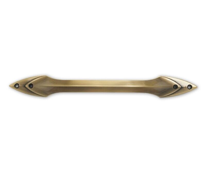Tilos zamak bridge alloy handle vintage brass finishing