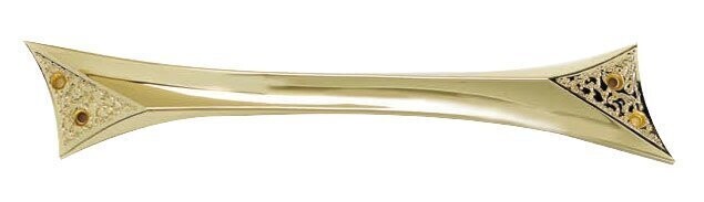 Dokos zamak bridge alloy handle polish brass finishing