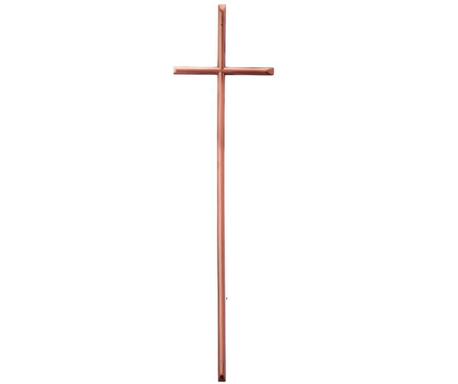 Cross for coffin in zamak alloy series 300 vintage copper finishing