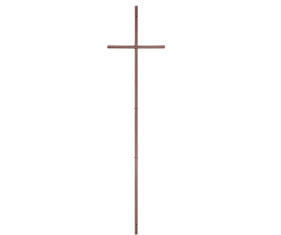 Cross for coffin in steel series 451 vintage copper finishing