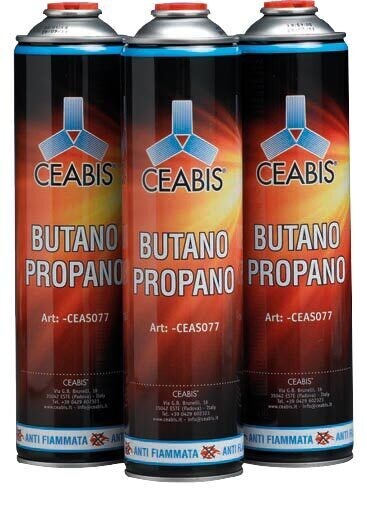 Single use against burst of flame gas bottles