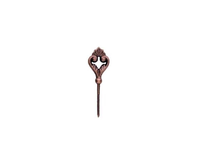 Steel screw line 817 with zamak butterfly copper finishing