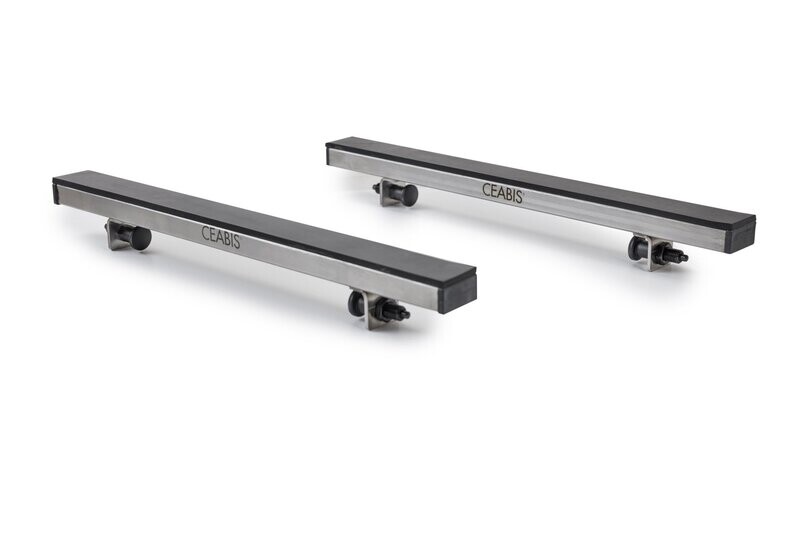 Srainless steel crosspieces kit for coffin trolley -CEAC113
