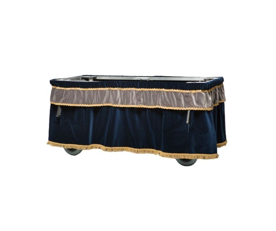 Velvet coffin trolley cloth series 240